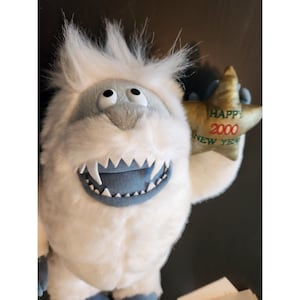 Vintage NEW Abominable Snowman Happy New Year 2000 Rudolph Stuffins CVS 14&quot; Bumble, Rudolph the Red-Nosed Reindeer The Island of Misfit Toys