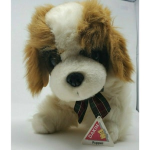 Vintage St Bernard Dog Plush Toy Stuffed Animal 13 x 17 Dakin  Applause with Tags, Vintage Plush, Stuffed Animal, Vintage Plush, Vintage Toy