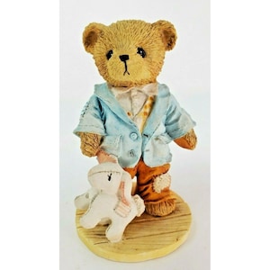 Cherished Teddies Figurine Jeremy - Friends Like You Are Precious And Few #95052, Vintage Cherished Teddy, Vintage Cherished Teddies