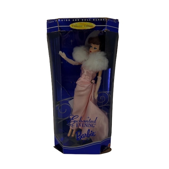 Vintage 1995 Enchanted Evening Barbie Doll #15407 in Pink Satin