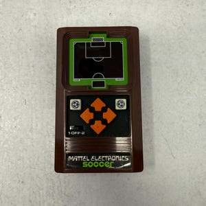 Vintage 1970s Mattel Electronics SOCCER Handheld Electronic Tabletop Arcade Video game Tested Working