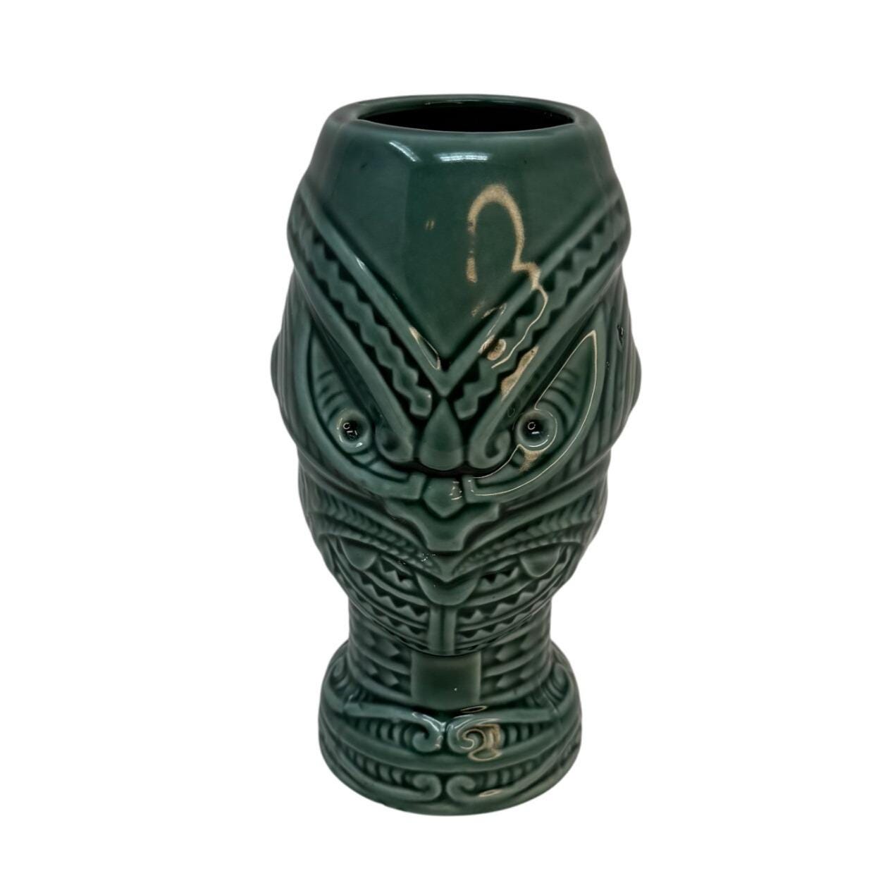 VTG Tiki ceramic brown mug cup tumbler Orchards of Hawaii
