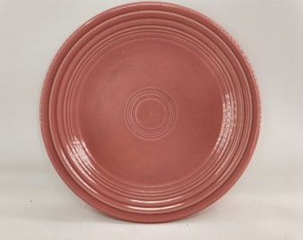 Plato de ensalada Fiesta Rose: Homer Laughlin, 7,25" (1986-2005)