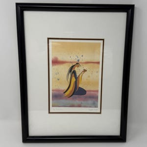 THE ARTISAN 14.5&quot; x 11.5&quot; Signed Print Sioux artist Ioyan Mani (Maxine Noel), indigenous artist, indigenous art prints, native art canada