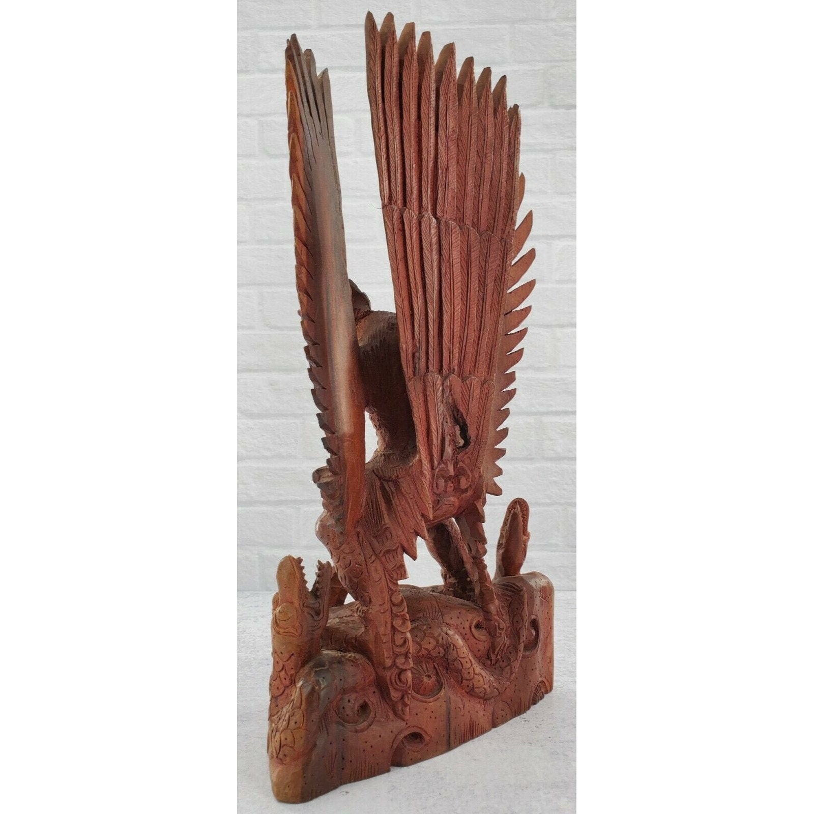 手彫りの木製ガルーダ像、ヴィンテージバリ美術彫刻 - Etsy 日本