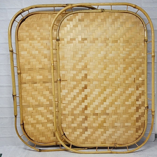 Wicker Tray Etsy