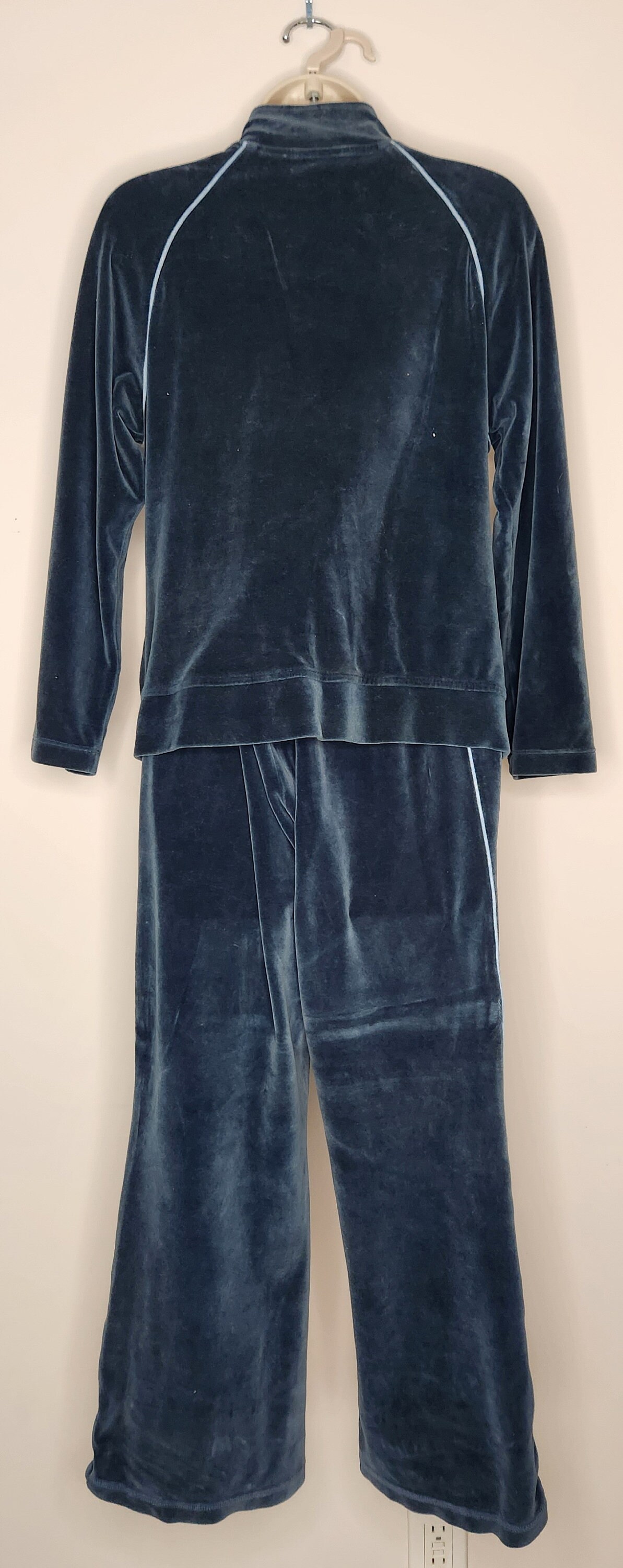 80sヴィンテージ【アメリカ古着❗️】超美品！ウール　ロングコートネイビー紺色 レディース 古着 80s Simply Barbara セーラーカラー フリンジ