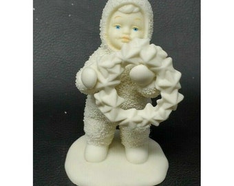 rayon 56 Winter Tales of the Snowbabies I Made This Just for You Figurine, Noël vintage, figurines de Noël, collection Snowbaby