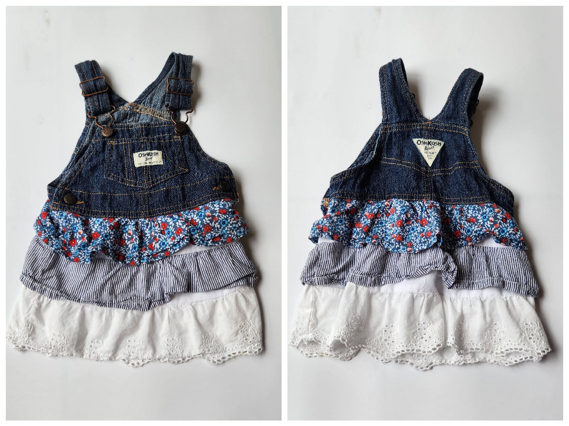 Toddler Baby Girl Suspender Skirt Sets Ruffle Sleeve Tops Denim Bib Overall  Skirt Princess Dress Outfit - Walmart.com