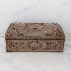 Godinger Silver Jewelry Box With Roses - Etsy
