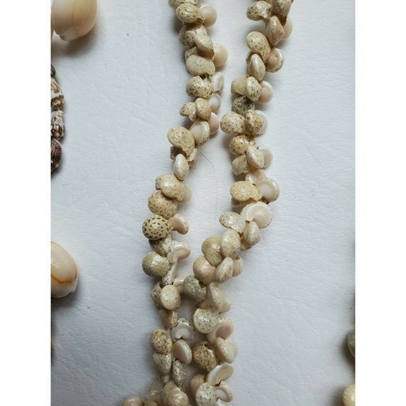 Lot 7 Hawaiian Natural Sea Shells Koa Seed Lei Ne… - image 6
