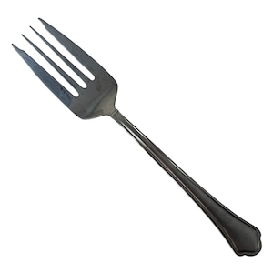 Meat Serving Fork CAPRI FROST Stainless Flatware INTERNATIONAL Silver, Vintage, Discontinued, Replacement Silverware