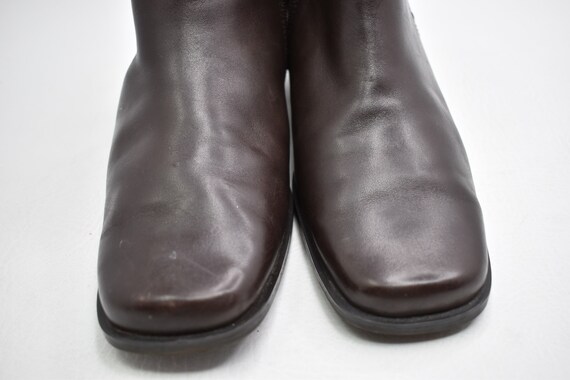 90s chunky heel boots