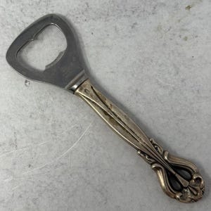 Vintage Bottle Opener RAADVAD RUSTFRI Silver Handle Nice Silverplate vintage barware