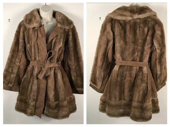 Vintage Russian Princess Leather Lilli Ann Brown B