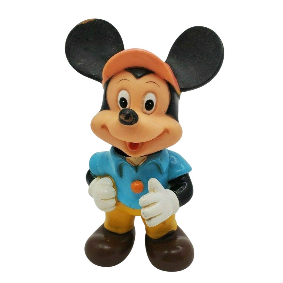 Vintage Mickey Mouse Japan Rubber Squeak Toy Walt Disney