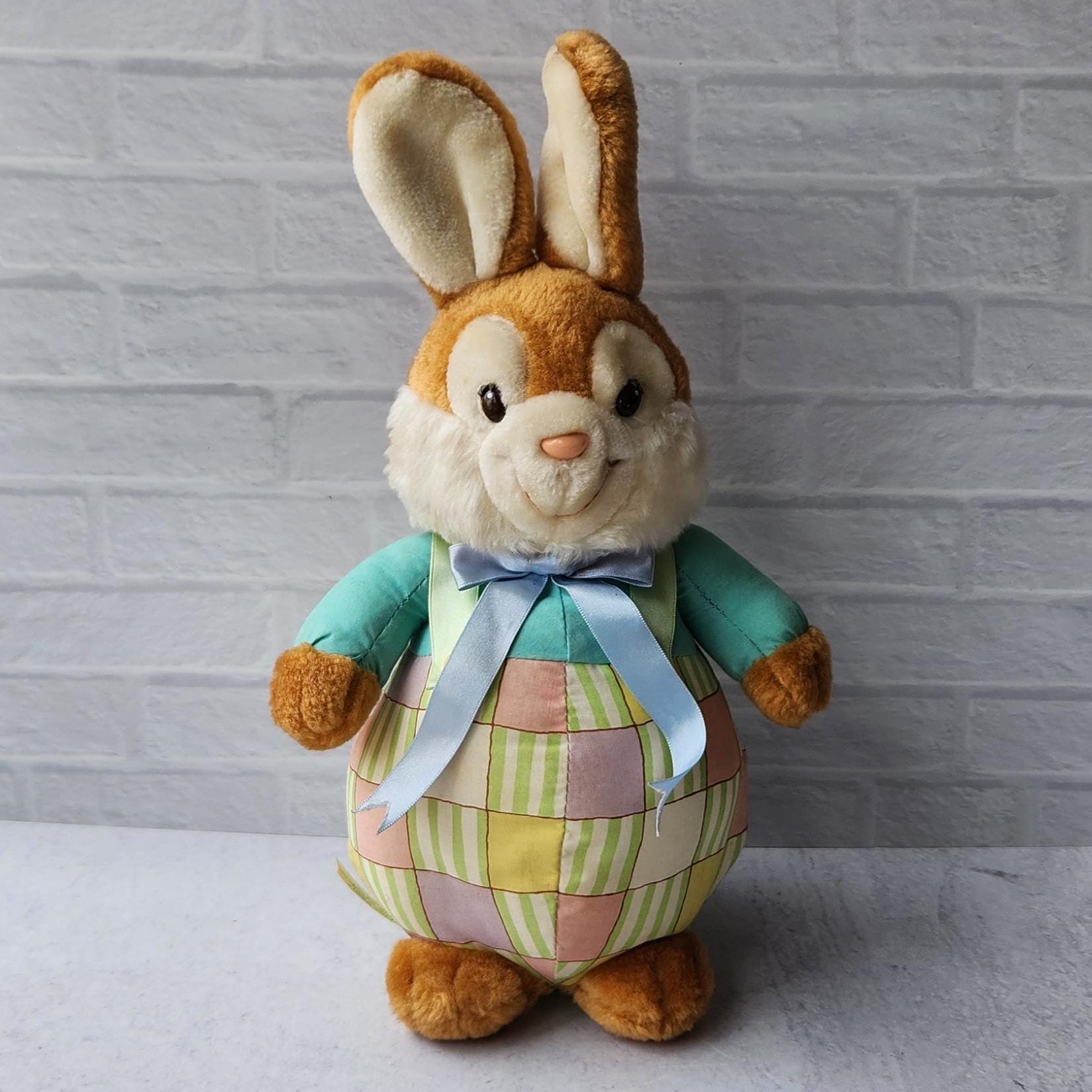 Vintage Bloomer Bunny 1989 American Greetings Rabbit 11” Plush