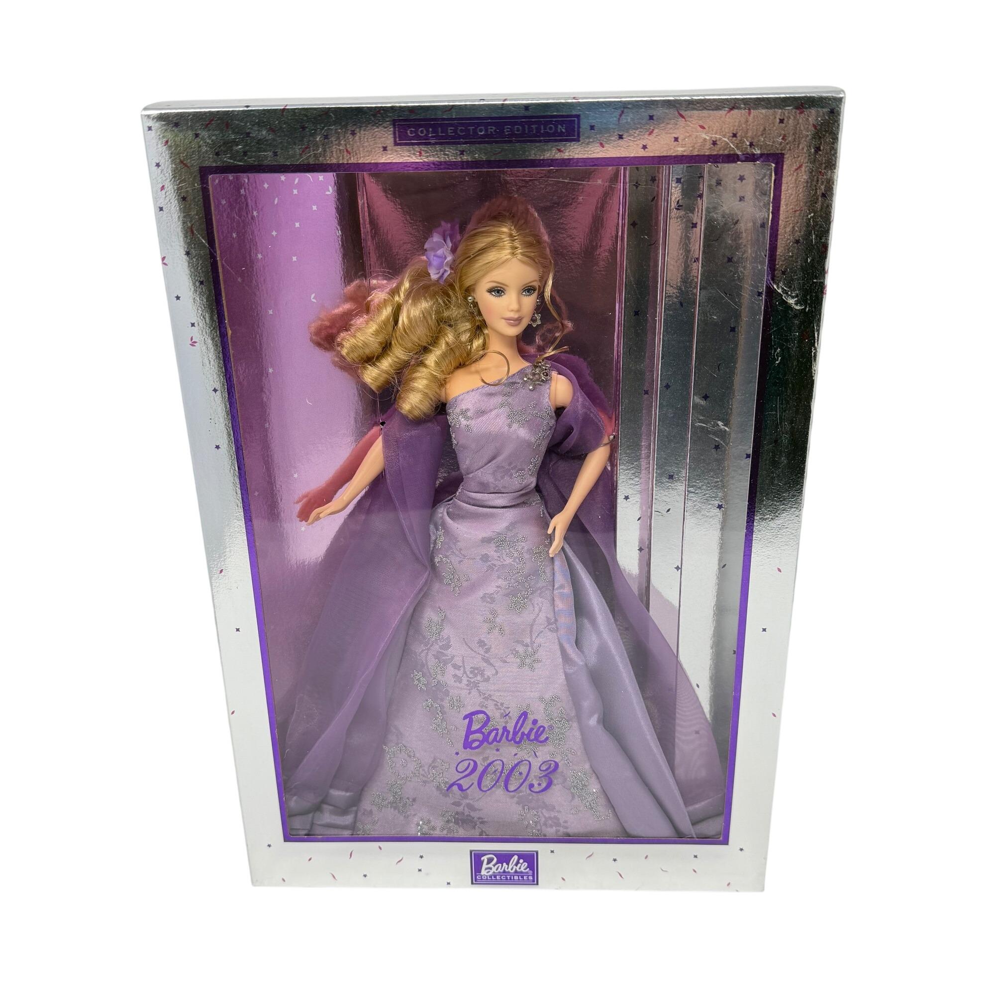 Vintage 2003 Blonde Barbie Collector Edition B0144 NRFB Lavender