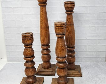 Set di 4 portacandele modulari - Angolo Vintage