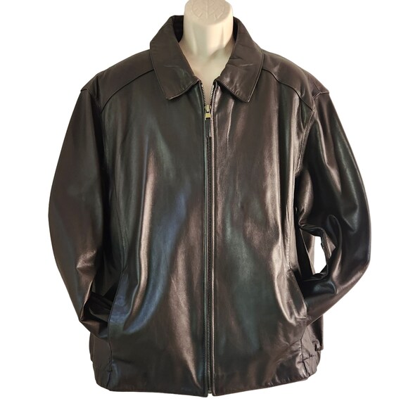 ArrowLeathers Black/Brown Leather Racer Jacket. Leather Jacket Men, Men's Leather Jacket, Vintage leather,90s Leather Jacket, Men's Black Jacket