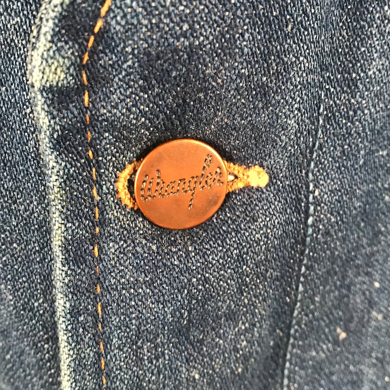 wrangler sherpa lined denim vest