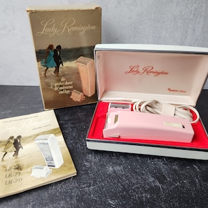 Vintage Lady Remington Electric Shaver Razor Made in Usa Model Lr70 Unused?, Vintage Beauty