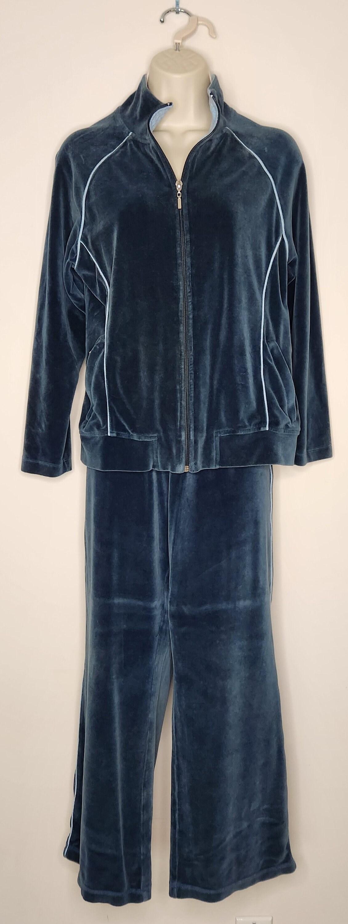 Retro velour tracksuit on sale