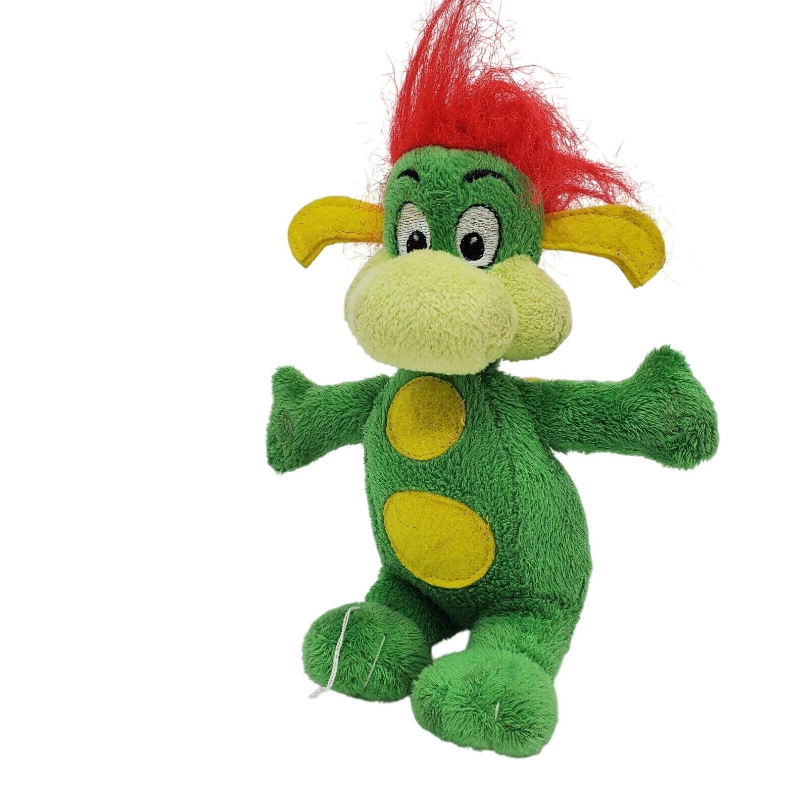 Vintage Gardaland Parsley Dragon Mascot Soft Toy Plush Prezzemolo