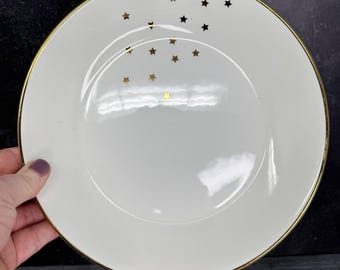 Vintage Richard Ginori Manifattura GIN181 Gold & White Stars