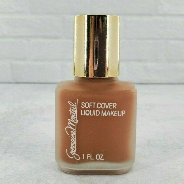 Vintage Germaine Monteil Soft Cover Liquid Makeup Foundation 1 Fl Oz Sun Bronze, Vintage Makeup, Vintage Cosmetics,80s Makeup, 80s Cosmetics