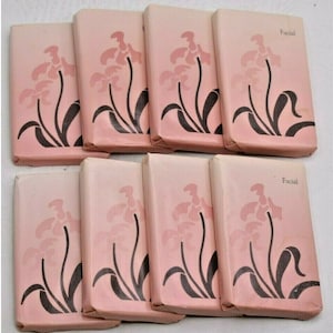 Lot of 8 Vintage Travel Hotel Facial Soaps Bars French Milled, Vintage Soap. Vintage Bath
