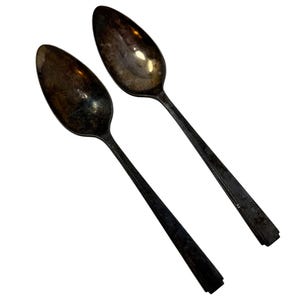 2 Vintage Tablespoons GRENOBLE Oneida 1938 Prestige Silverplate, Vintage Flatware, Vintage Tableware, Vintage Silverware