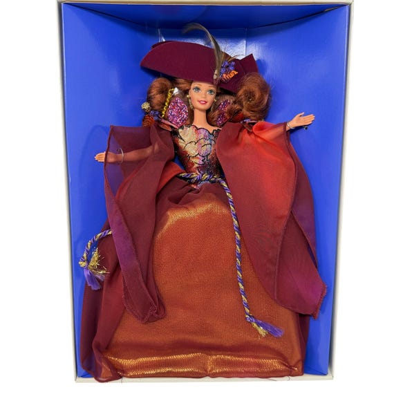 バービー限定AutumnGlory Barbieドレス1995年ヴィンテージ Vintage 1995 Autumn Glory Barbie 15204 Enchanted Seasons