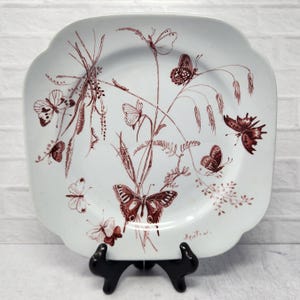 Vintage Spode China Cecil Beaton Designed Butterfly Plate 1970 Lowestoft Cause of Peace  Annual First Issue