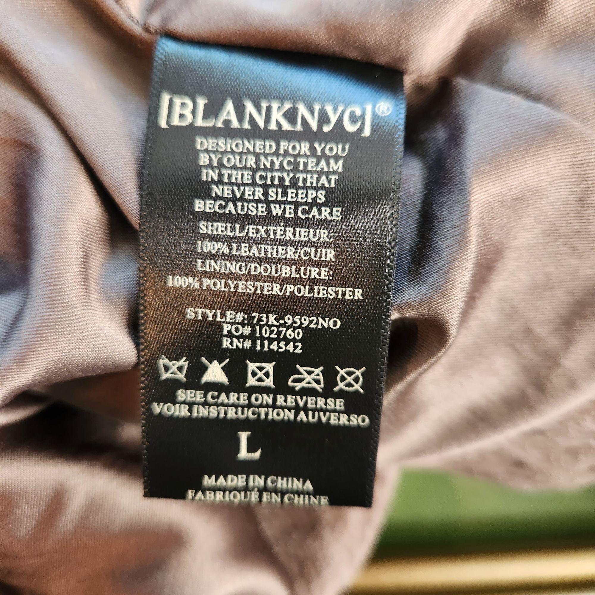 ヴィンテージ BLANKNYC スエード モトジャケット Lサイズ サンド
