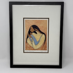 A NEW BEGINNING - 15" x 12" Signed Print Sioux artist Ioyan Mani (Maxine Noel), indigenous artist, indigenous art prints, native art canada