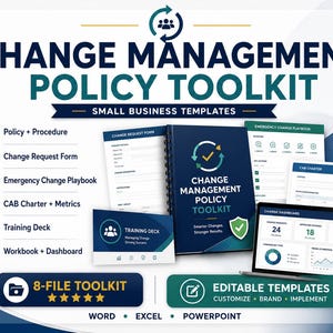 Change Management Policy for Small Businesses | IT Change Control Toolkit
