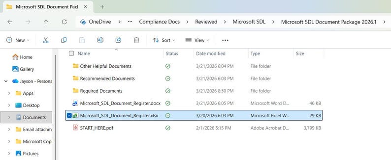 Microsoft Security Development Lifecycle SDL-sjablonen | Bundel met beleid voor veilige softwareontwikkeling en checklist | Digitale download afbeelding 2