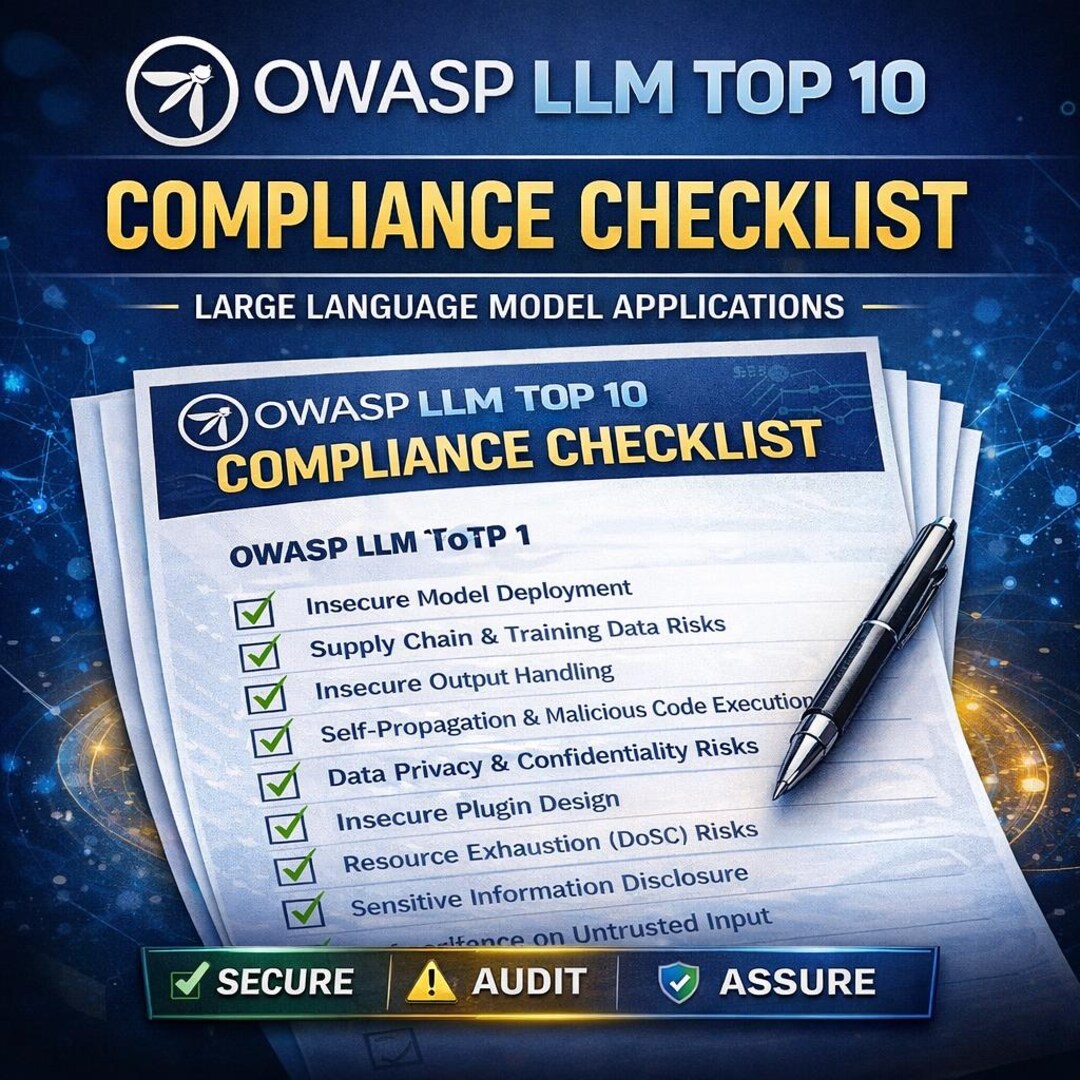 Owasp Checklist Example OWASP LLM Top 10 Compliance Checklist | AI Security Audit Checklist ...