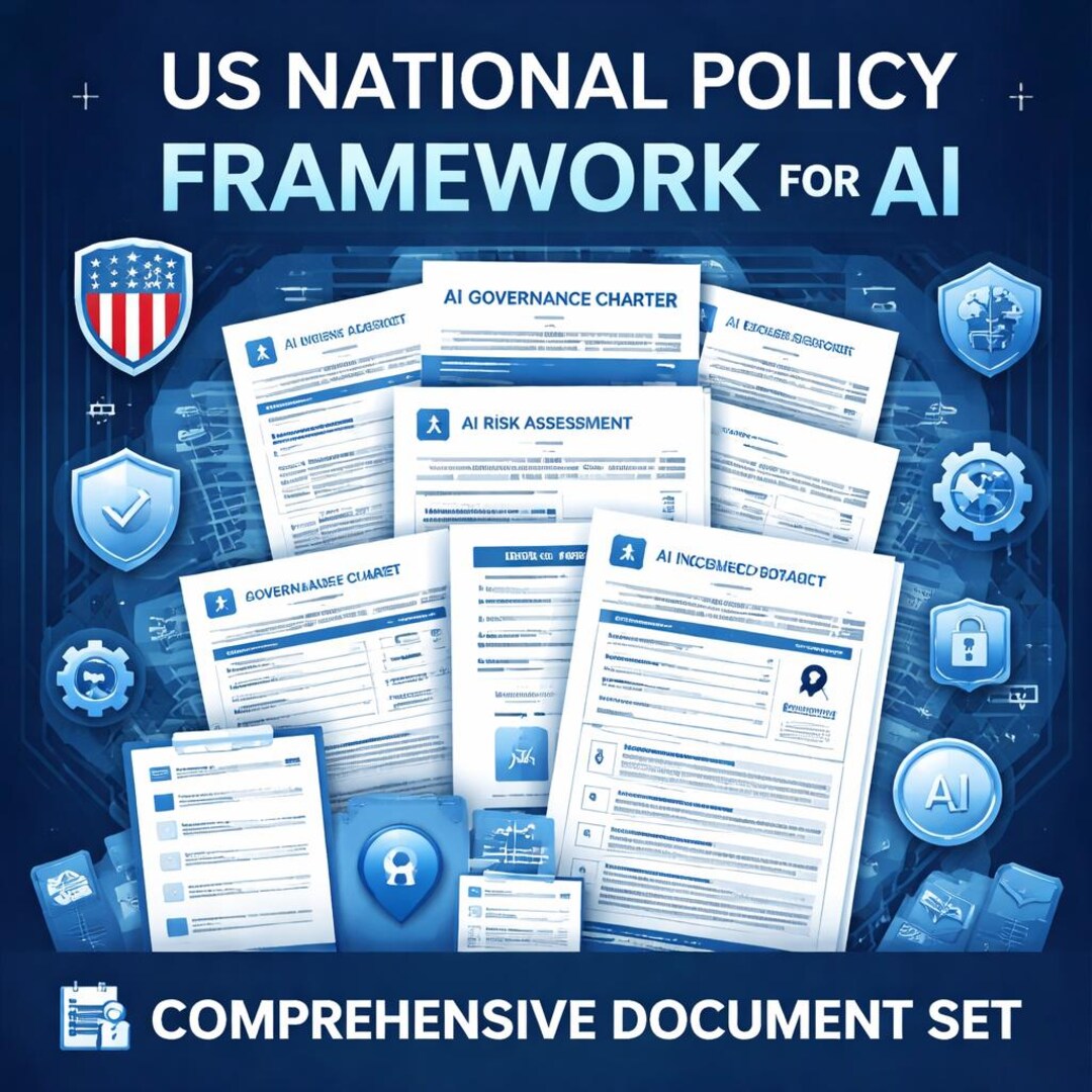 US National AI Policy Framework, Governance, Risk Management Bundle ...
