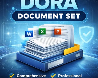 Pakiet szablonów zgodności z DORA, Ustawa o odporności operacyjnej cyfrowej (do pobrania w wersji cyfrowej)