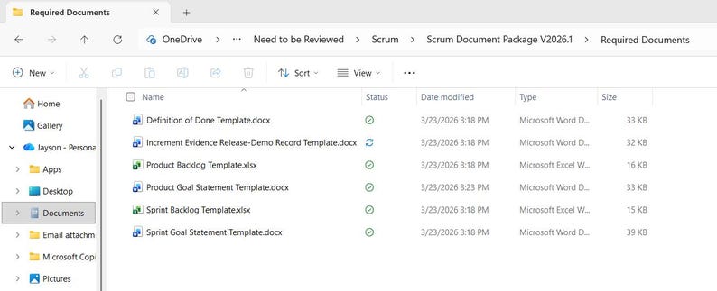 Toolkit Examples Word Document Scrum Document Templates Bundle, Agile Project Management Toolkit ...