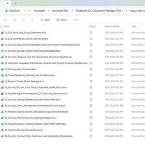 Microsoft Security Development Lifecycle SDL-sjablonen | Bundel met beleid voor veilige softwareontwikkeling en checklist | Digitale download afbeelding 8