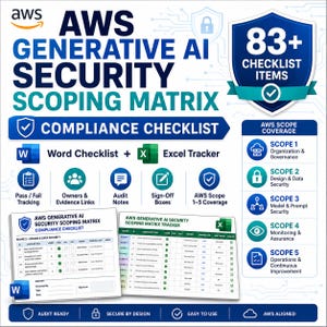 AWS GenAI Security Scoping Matrix Compliance Checklist