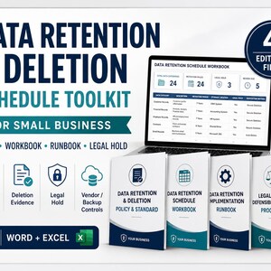 Toolkit voor het plannen van gegevensbewaring en -verwijdering voor kleine bedrijven (digitale download)