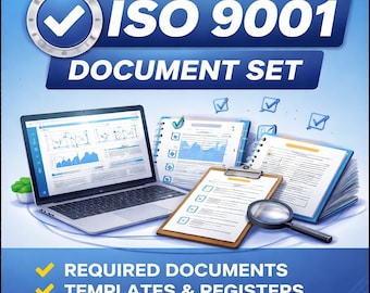 ISO 9001:2015-sjablonen voor kwaliteitsmanagement | Volledige QMS-toolkit