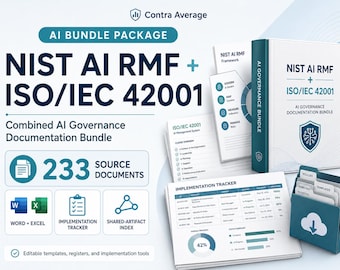 NIST Artificial Intelligence RMF + ISO 42001 Governance Templates, Full Document Bundle