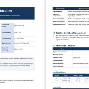 Microsoft Security Development Lifecycle SDL-sjablonen | Bundel met beleid voor veilige softwareontwikkeling en checklist | Digitale download afbeelding 5