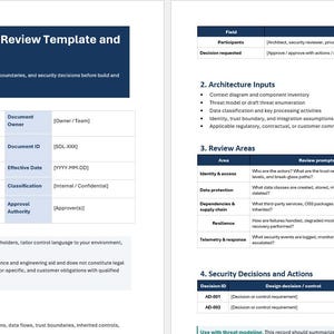 Microsoft Security Development Lifecycle SDL-sjablonen | Bundel met beleid voor veilige softwareontwikkeling en checklist | Digitale download afbeelding 10