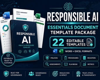 Responsible AI Essentials Template Package | AI Governance Documents